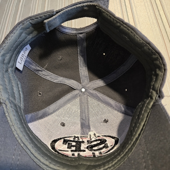 San Francisco Embroidered Cap by Lanza USA Be Seen Structured Gray Canvas Cap - Picture 8 of 13